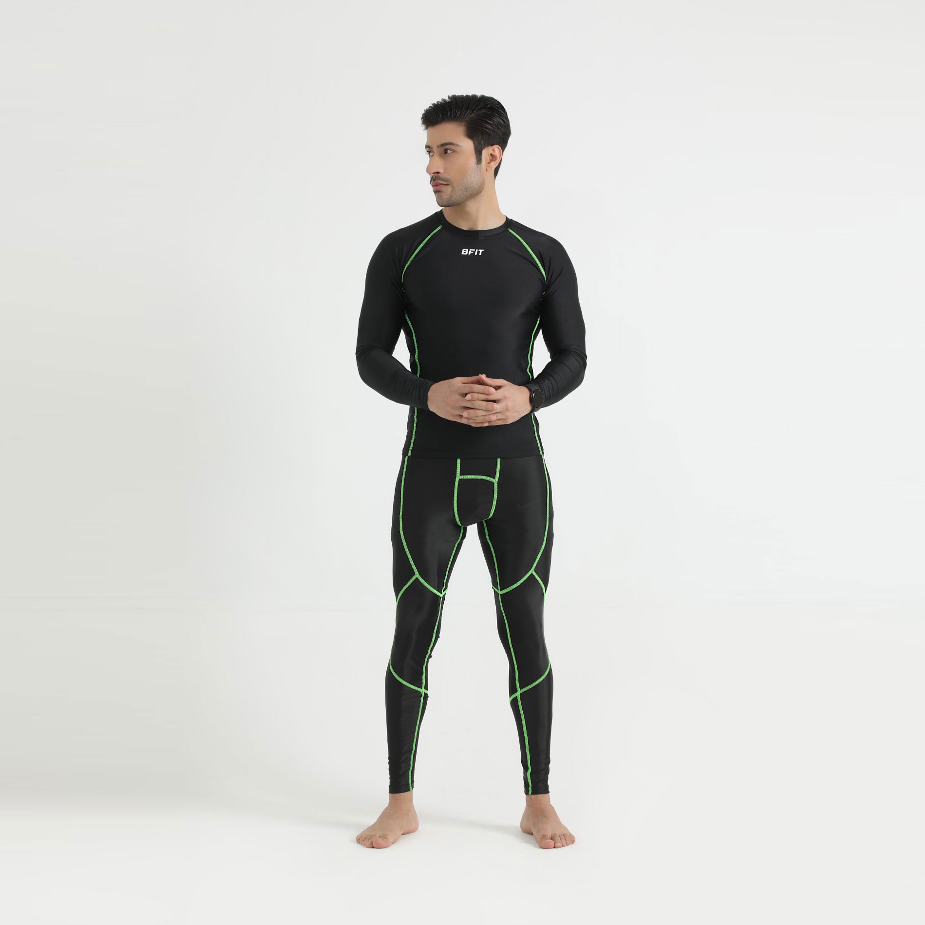 Men's Athletic Base Layer Cross Compression Set