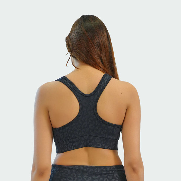 Leopard Luxe Sports Bra