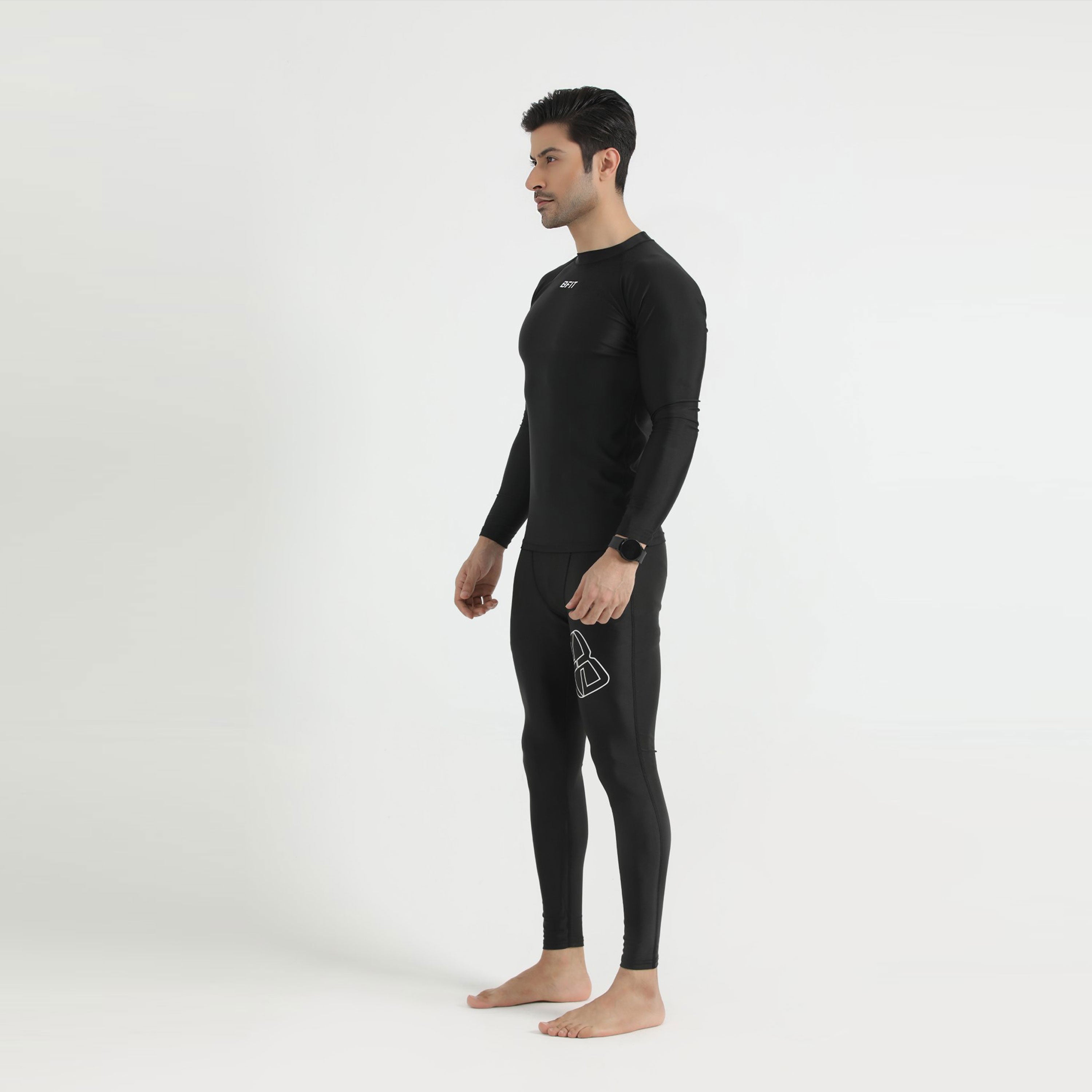 Long Sleeve Cross Compression Shirt  Seamless compression leggings – BFIT  Fashion