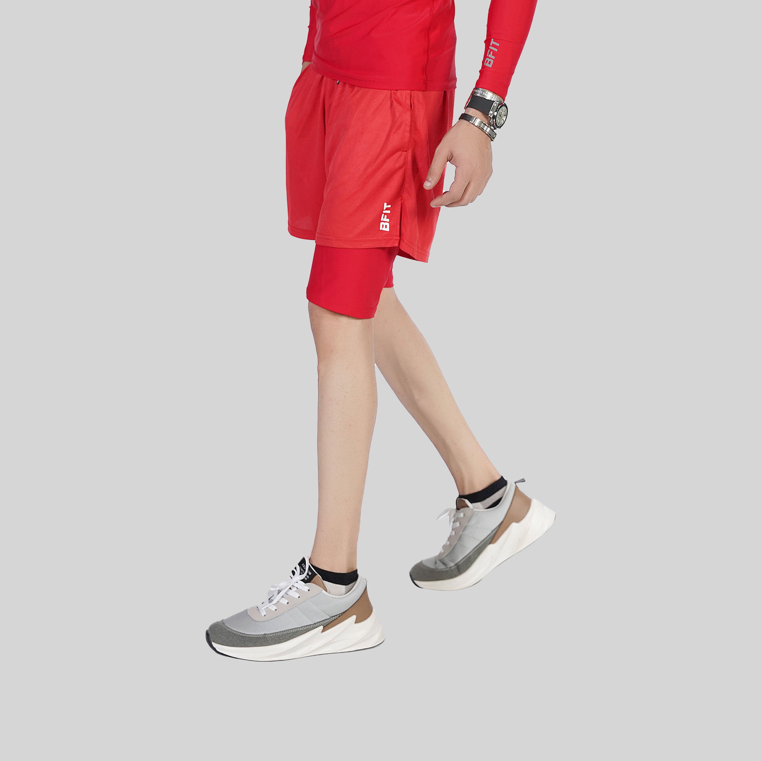 Men's Performance Tech Loose-Fit double layer Shorts