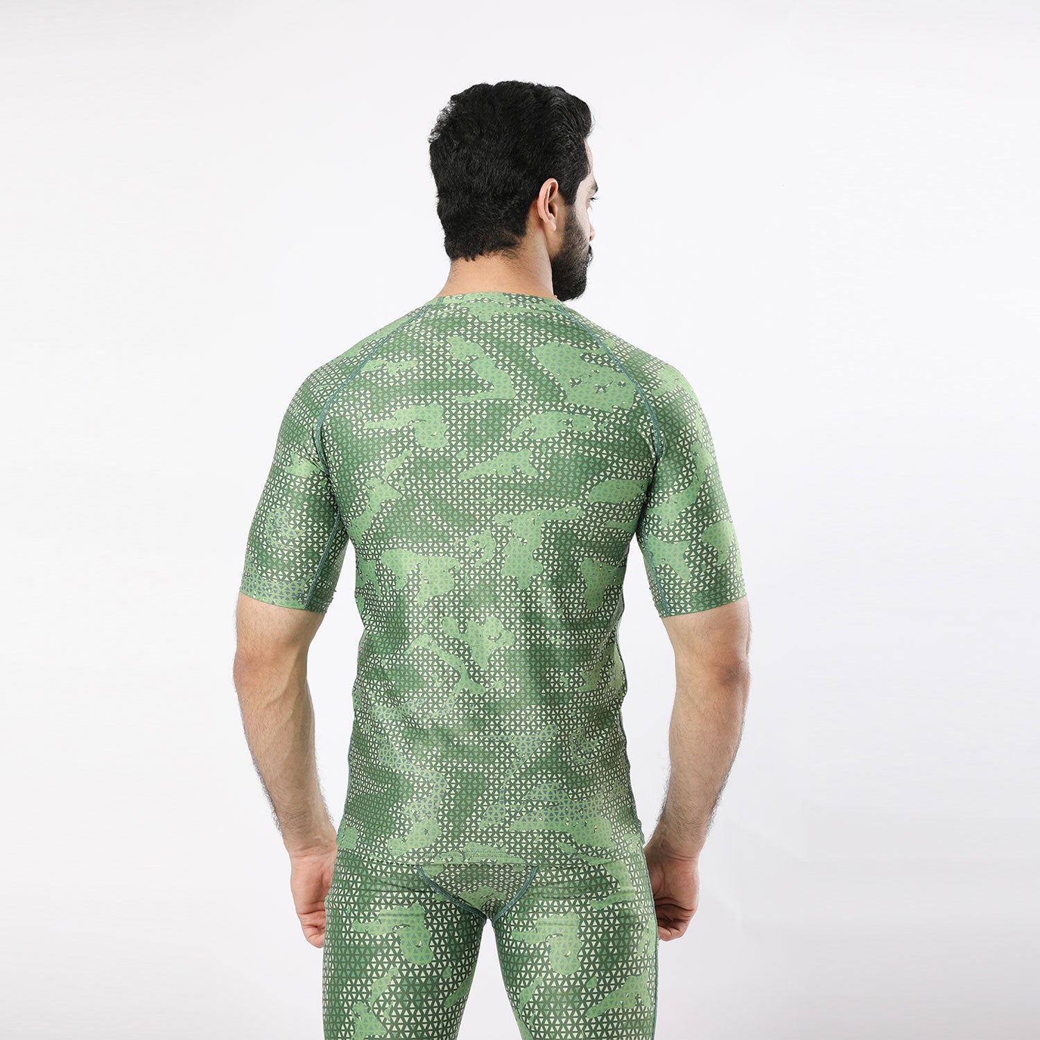 Camo Compression Short Sleeve Shirt