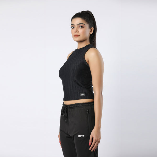 Cropped Stretchy Tank Top