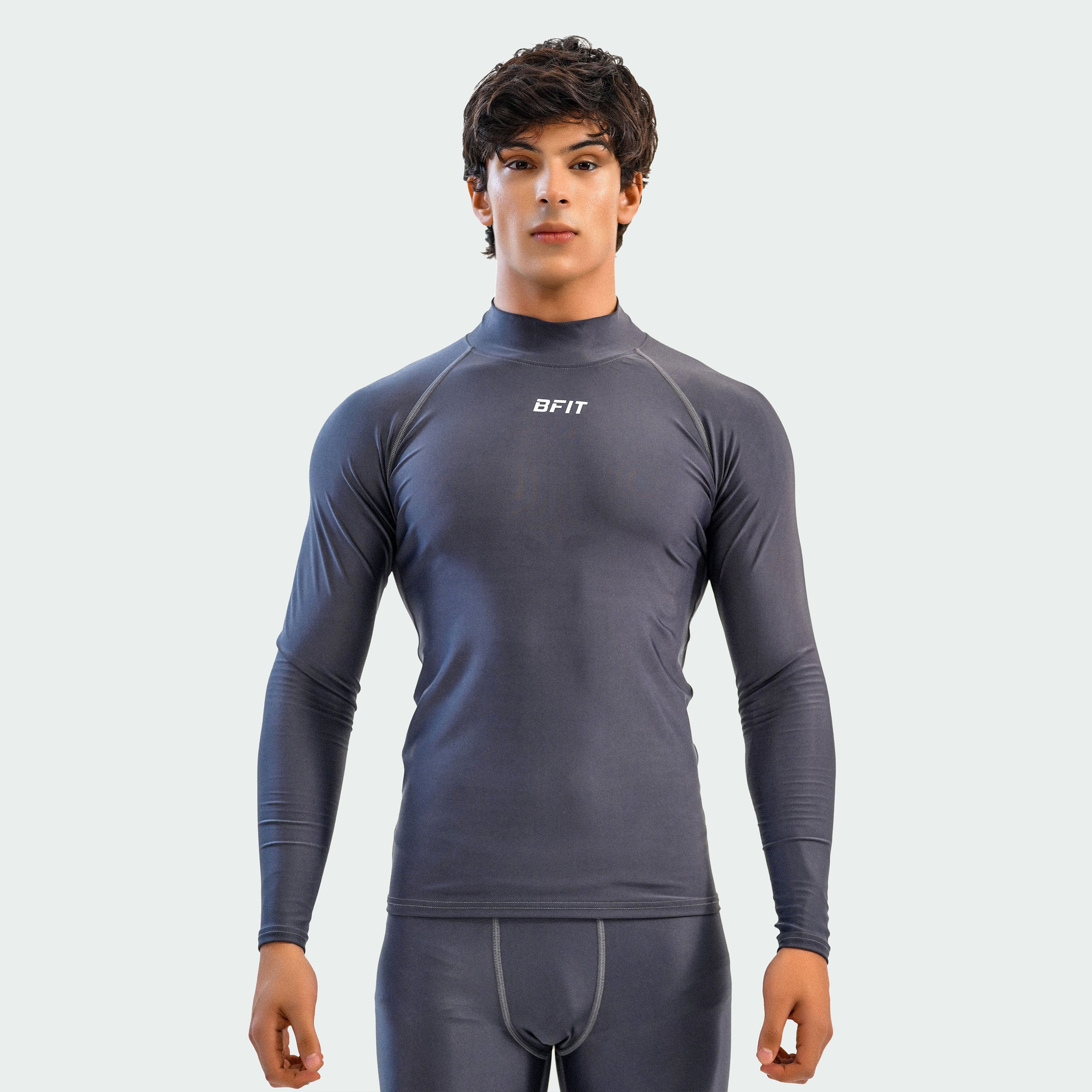 Turtle Neck Compression Shirt
