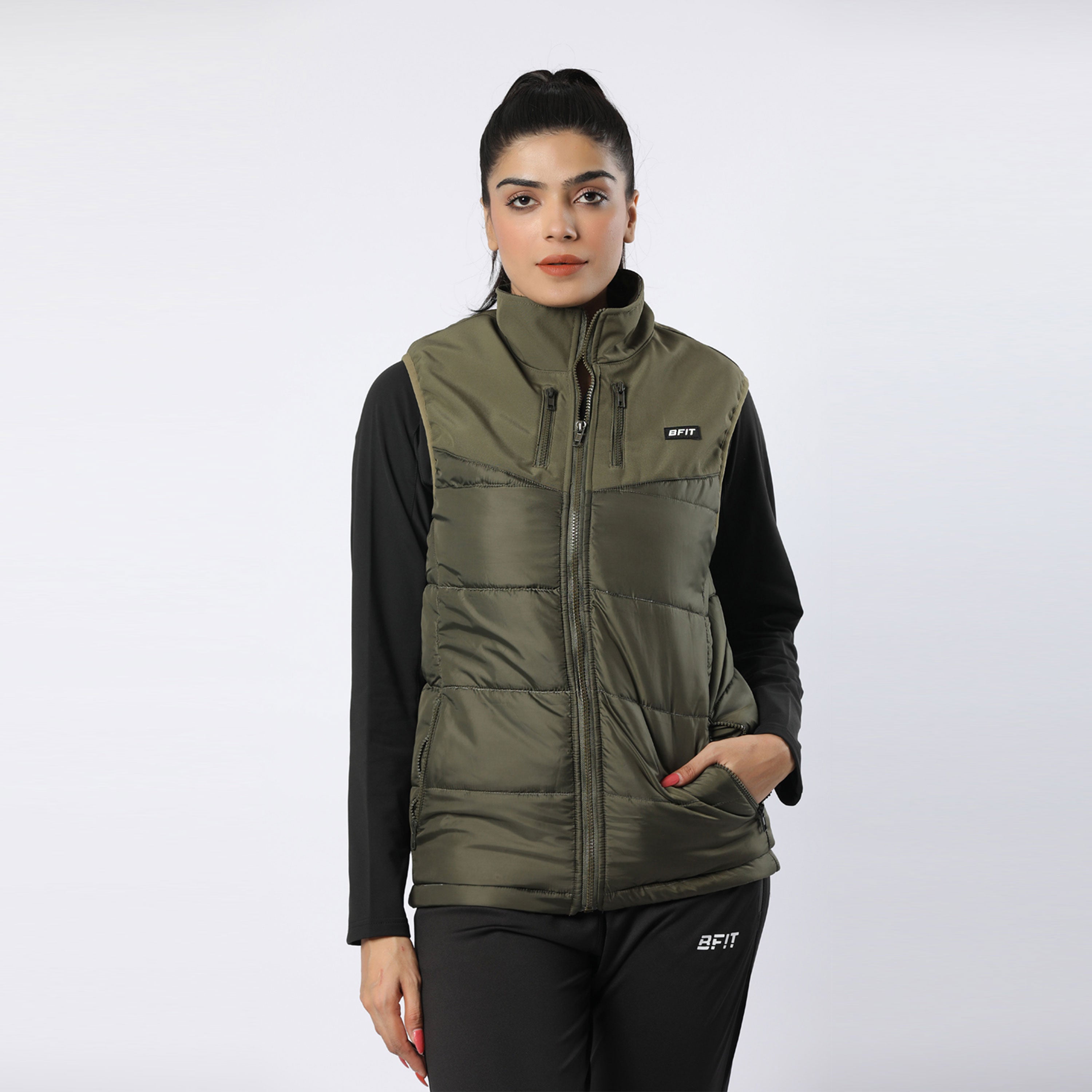 Hybrid Quilted Sleeveless Jacket