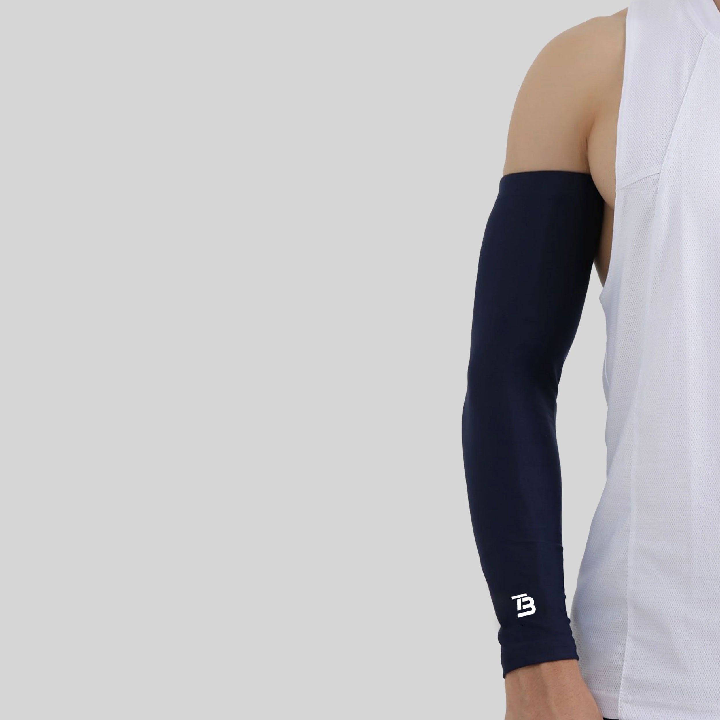 Muscular Compression Arm Sleeve - Blue