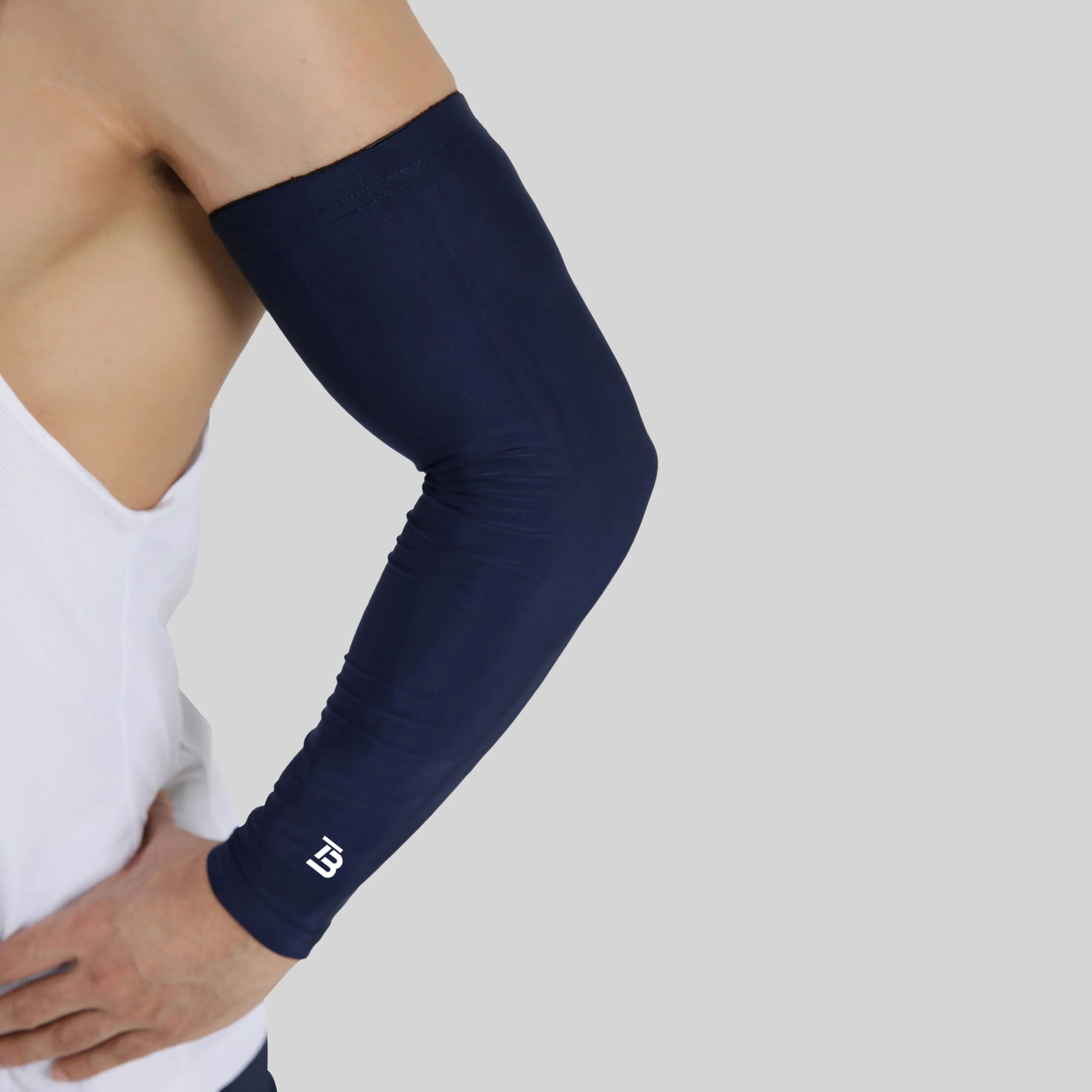 Muscular Compression Arm Sleeve - Blue