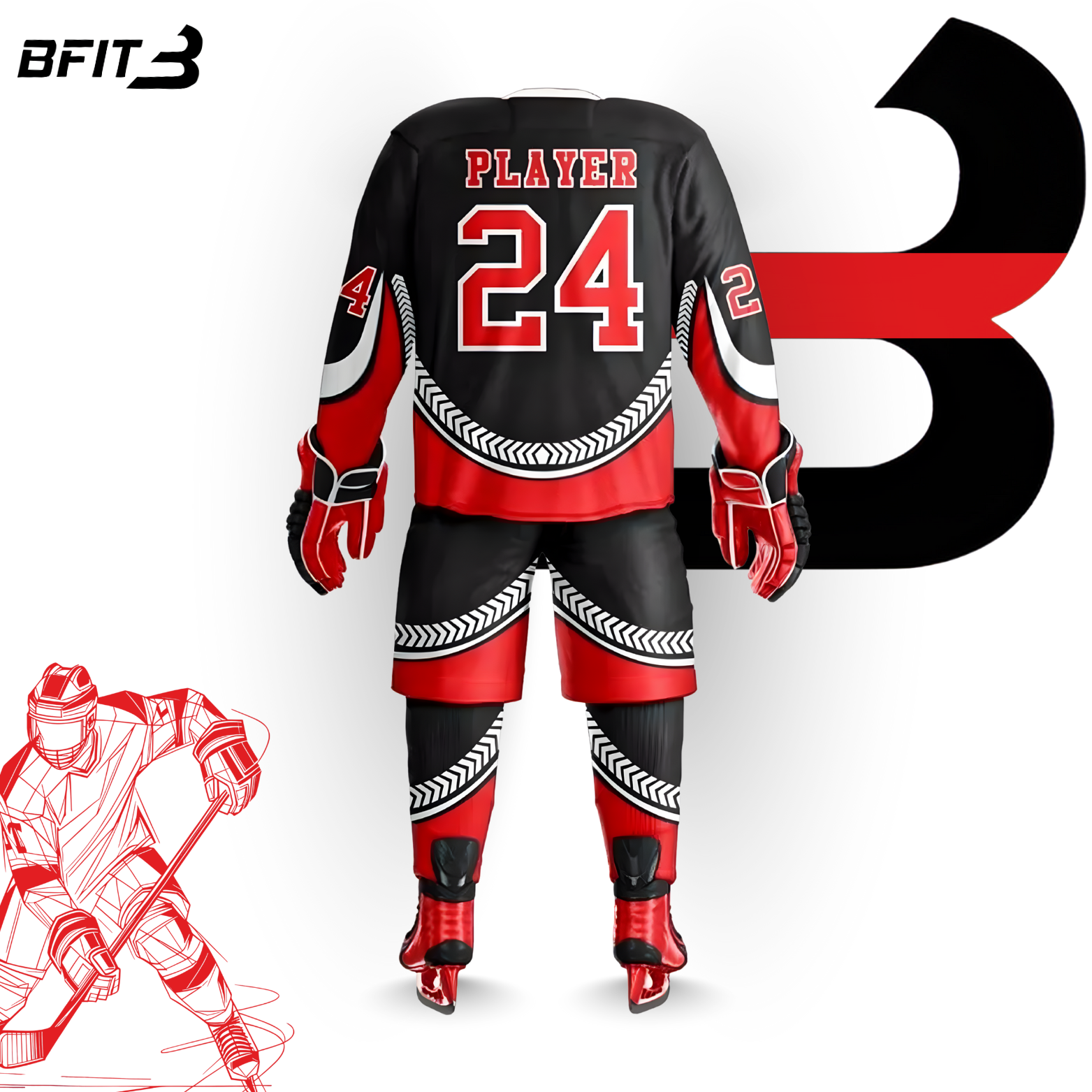 Blizzard Pack Hockey Uniform Set