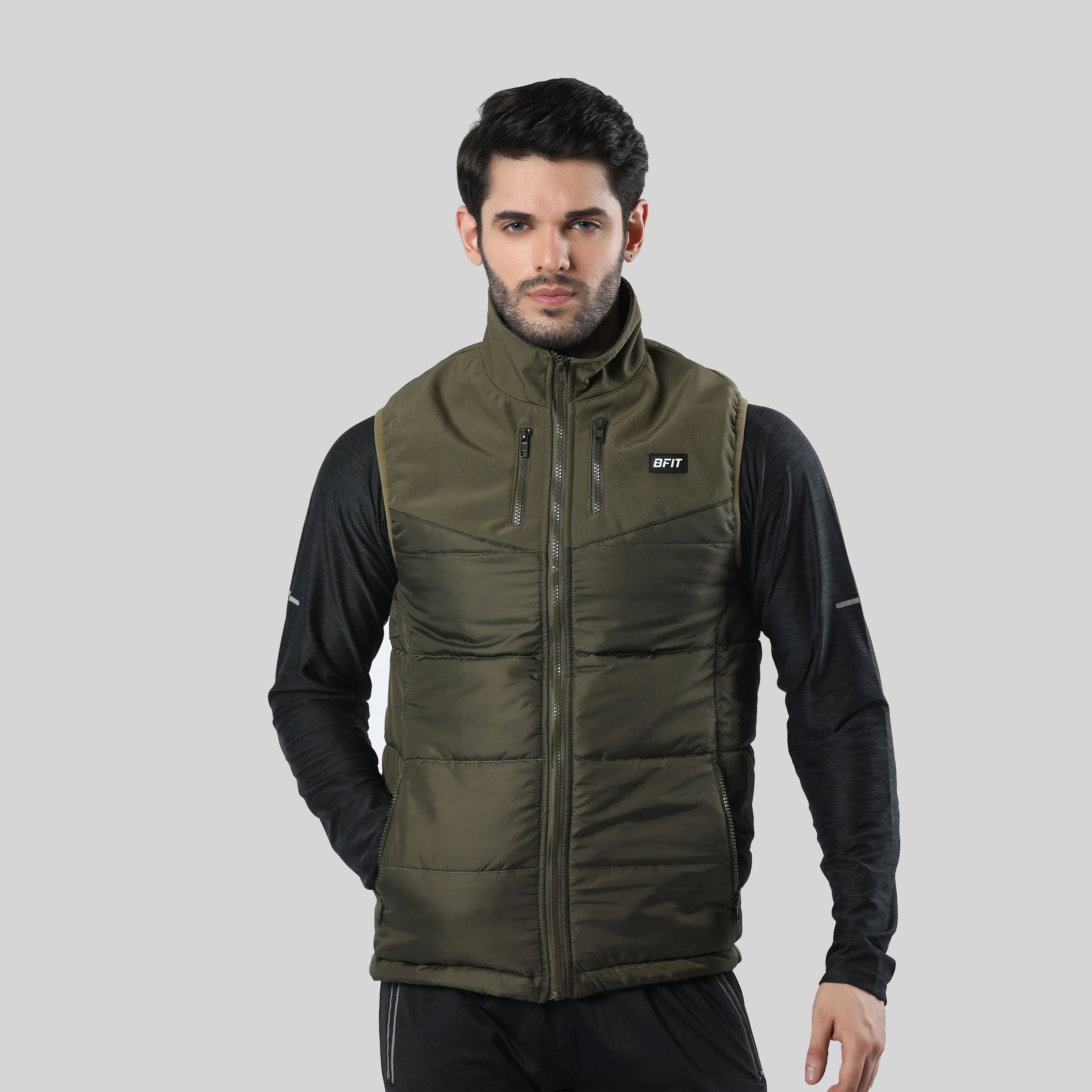 Hybrid Quilted Sleeveless Jacket