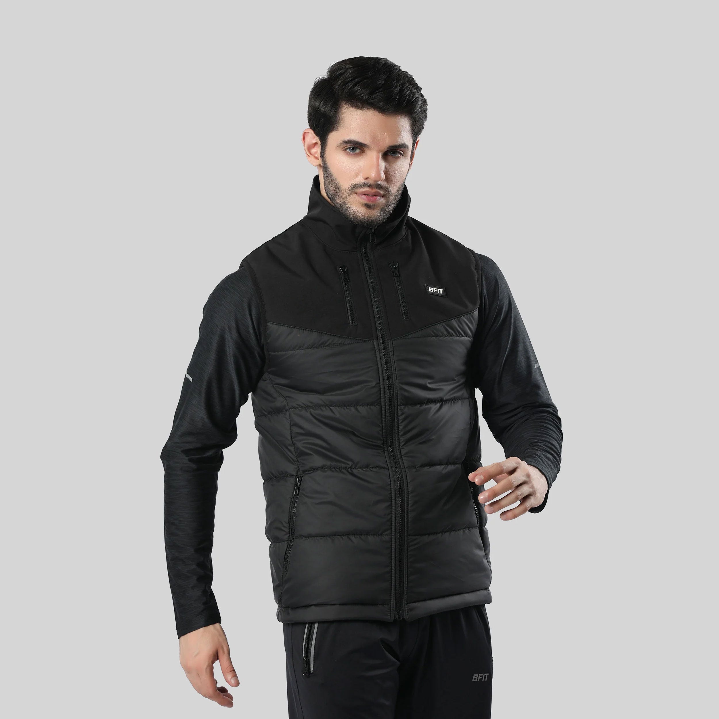 Hybrid Quilted Sleeveless Jacket