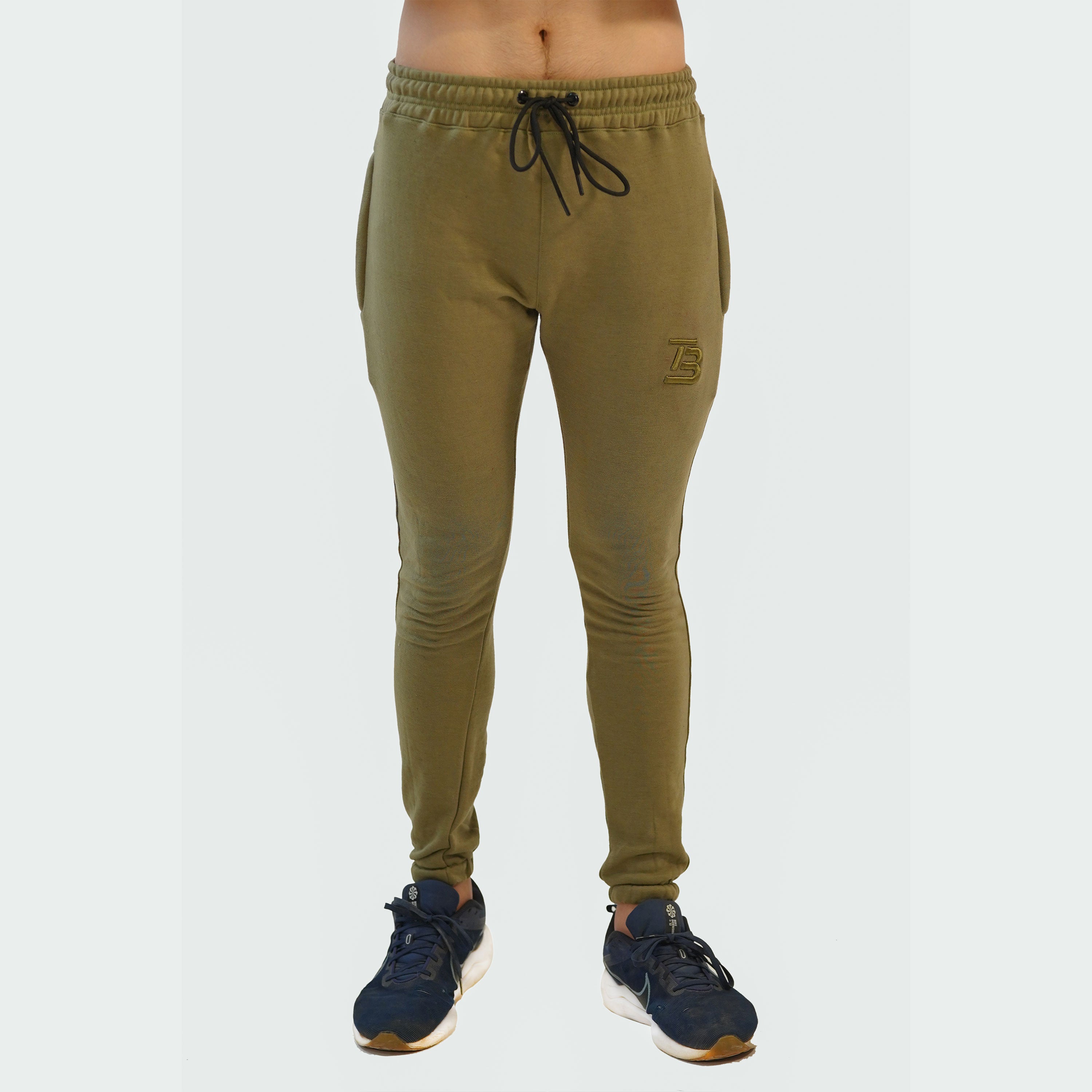 Comfy Causal Trouser - Olive Green