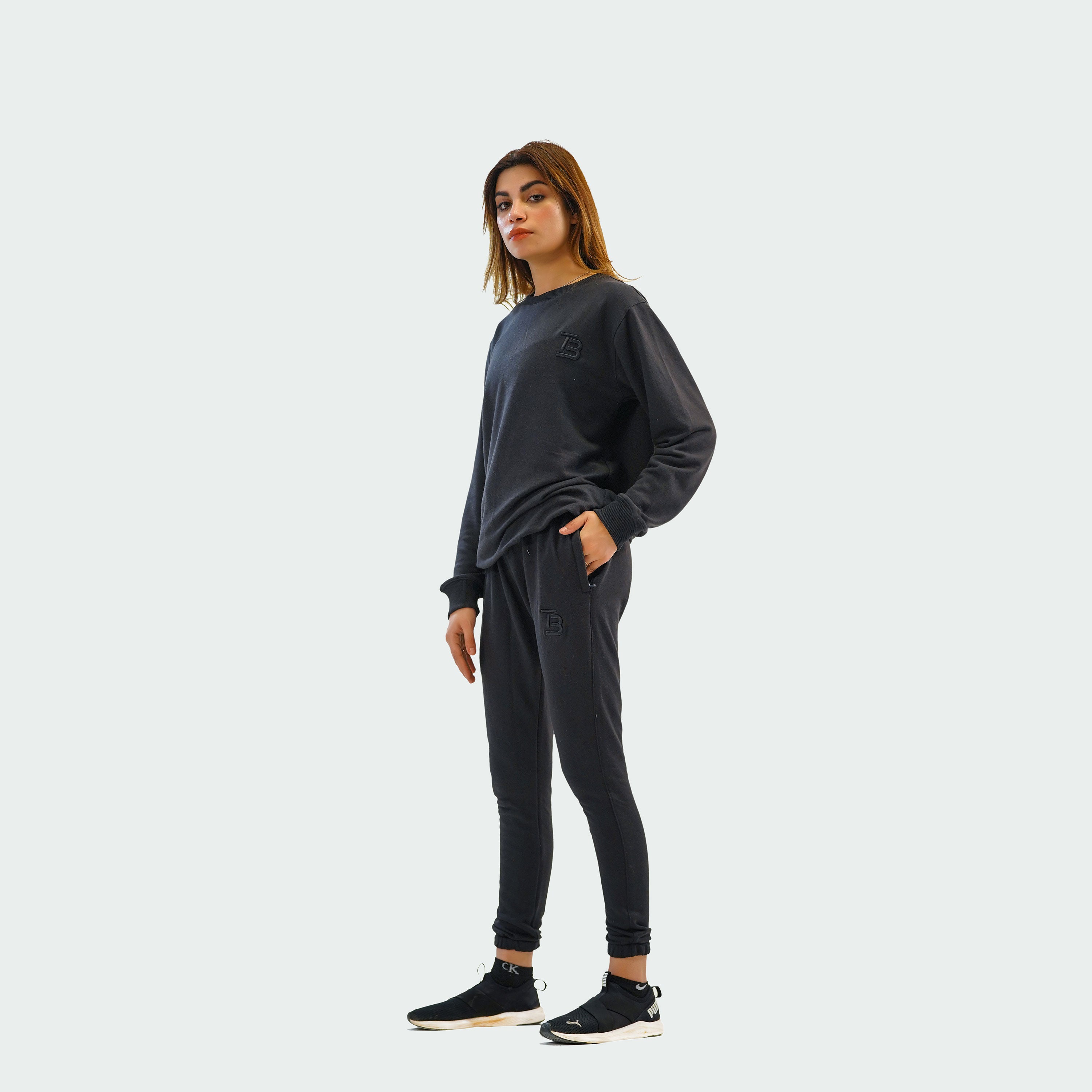 Cozy Unisex Athletic Wear- Black