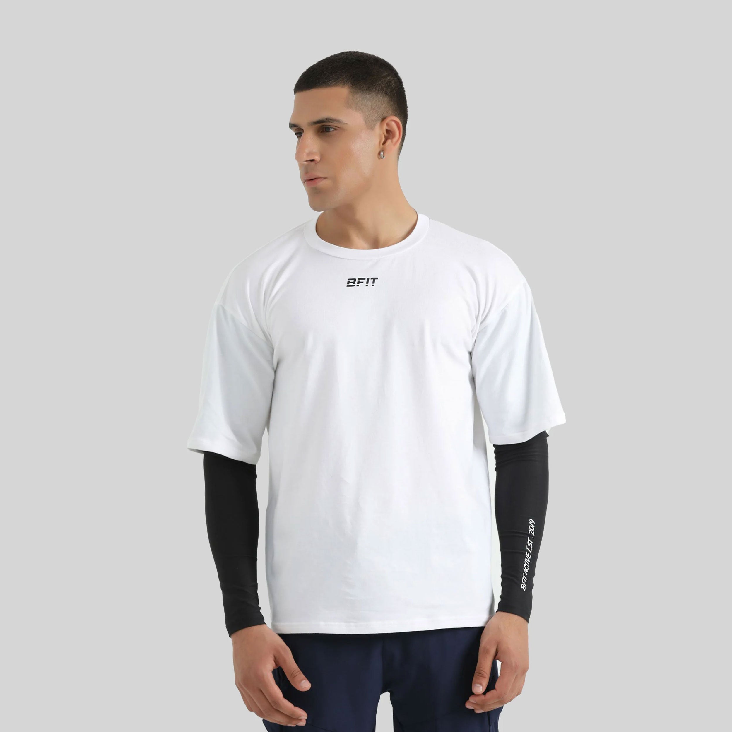 Oversized Shirts Absorbed Compression Sleeves