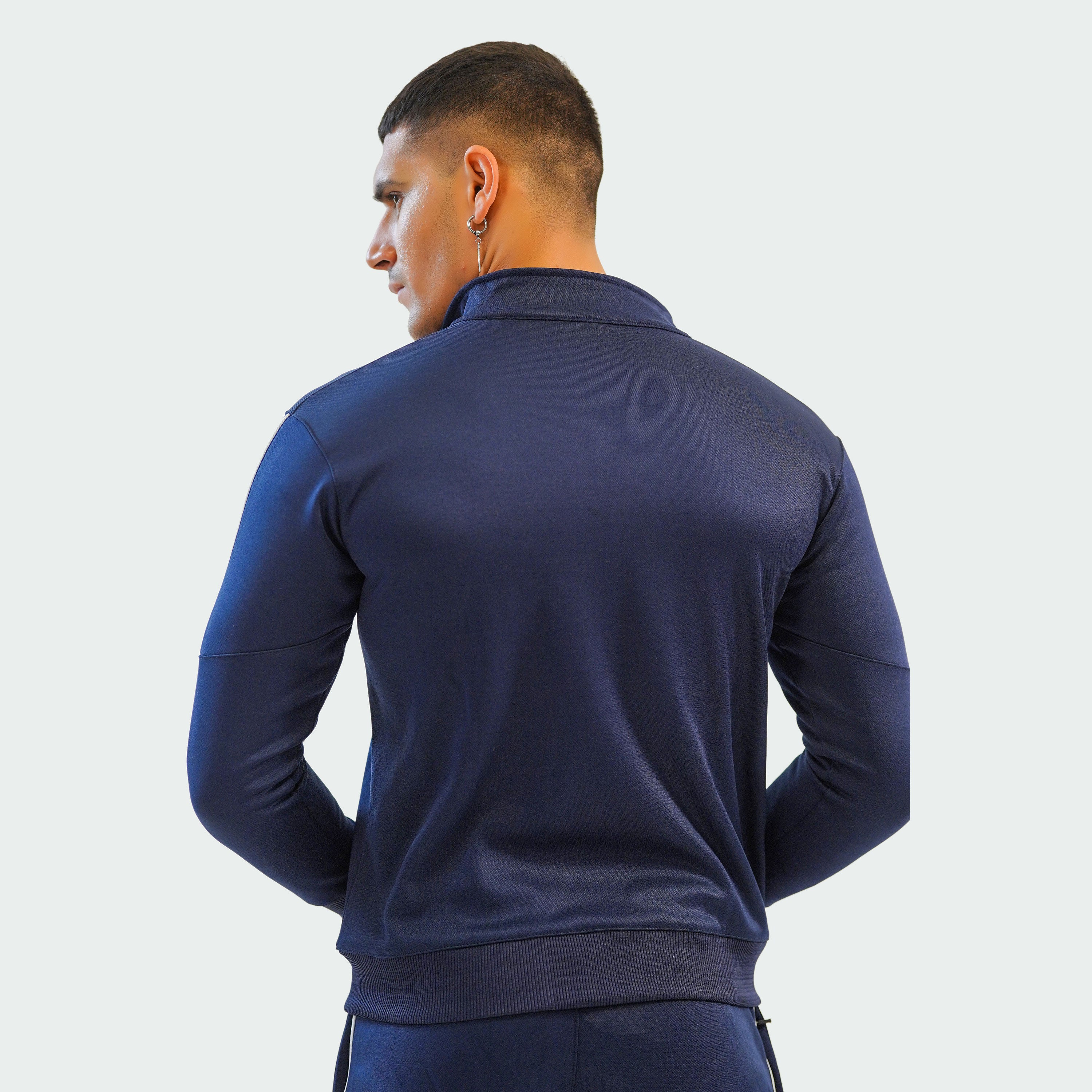 Zip-Up Athletic Gear - Blue