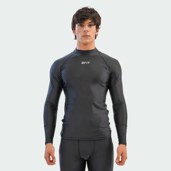 Turtle Neck Compression Shirt