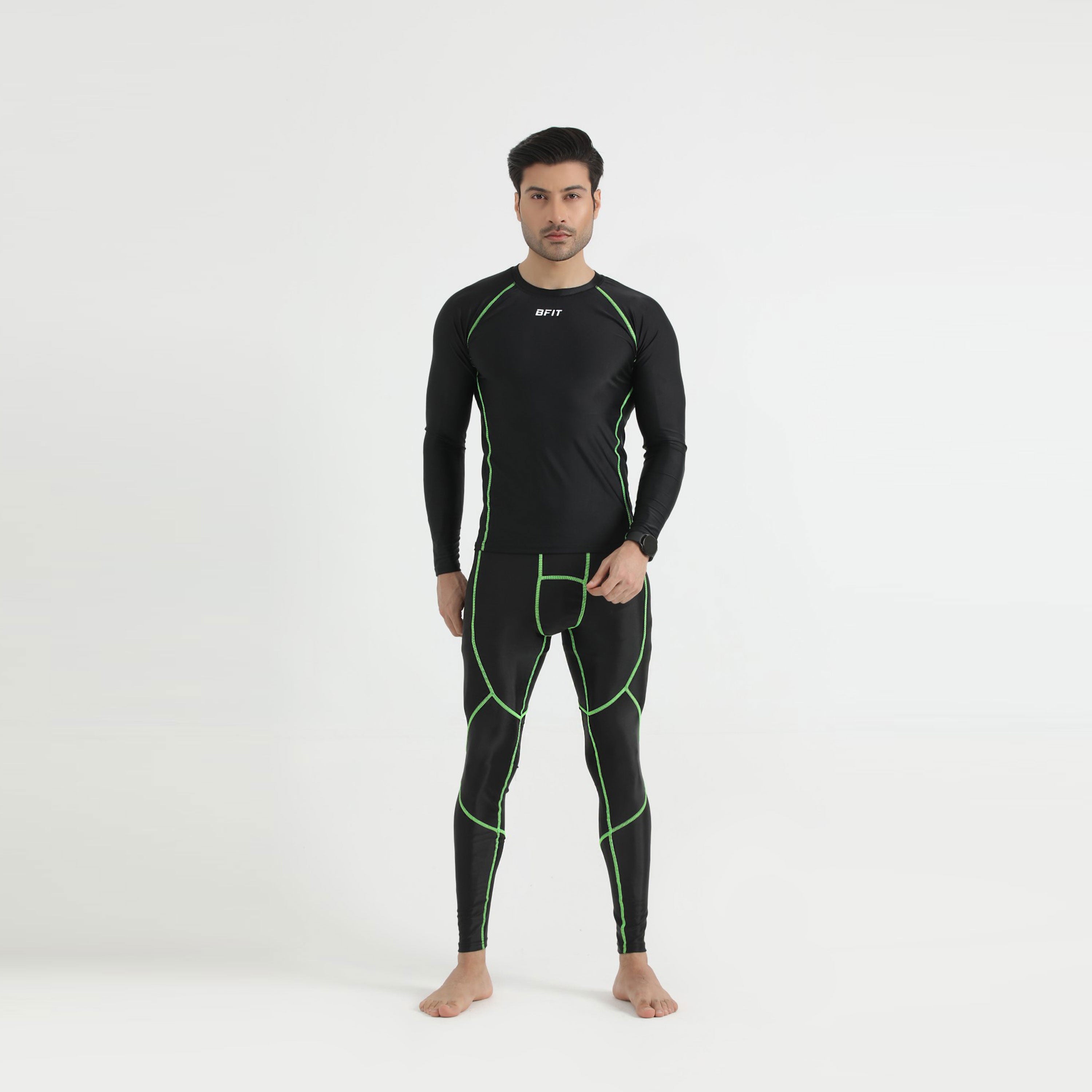 Men's Athletic Base Layer Cross Compression Set