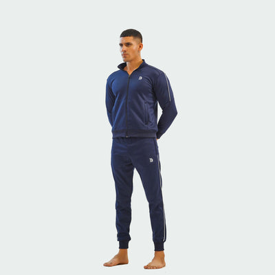 Zip-Up Athletic Gear - Blue
