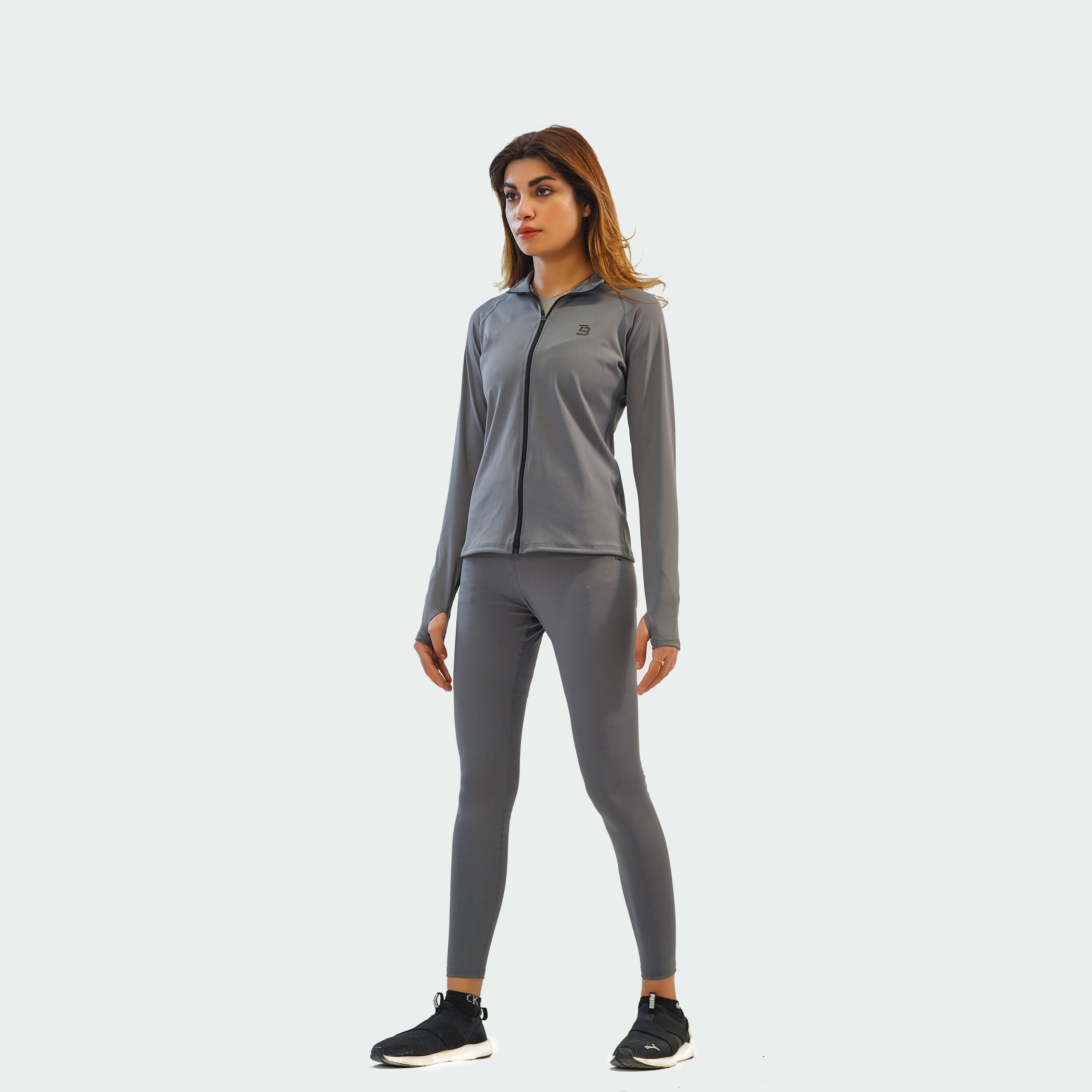 Zipper Attire - Grey