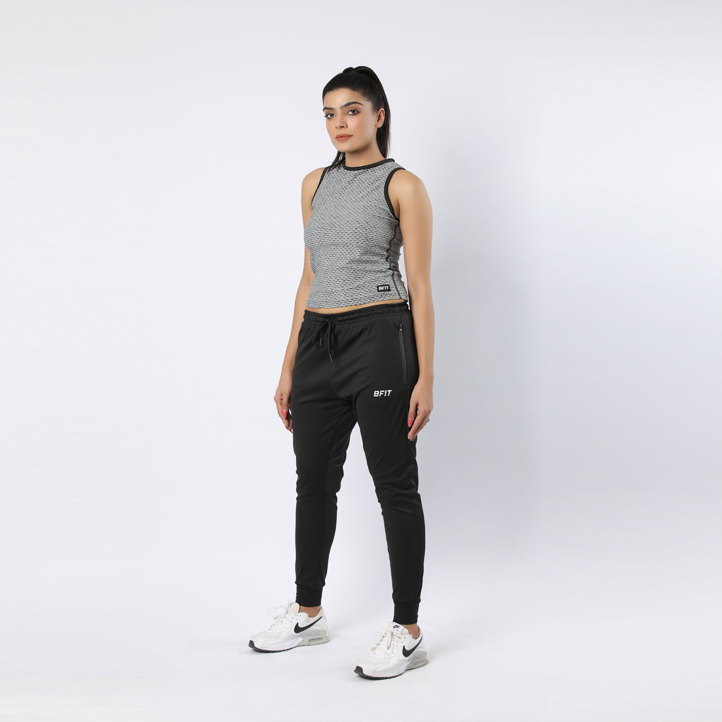 Cropped Stretchy Tank Top
