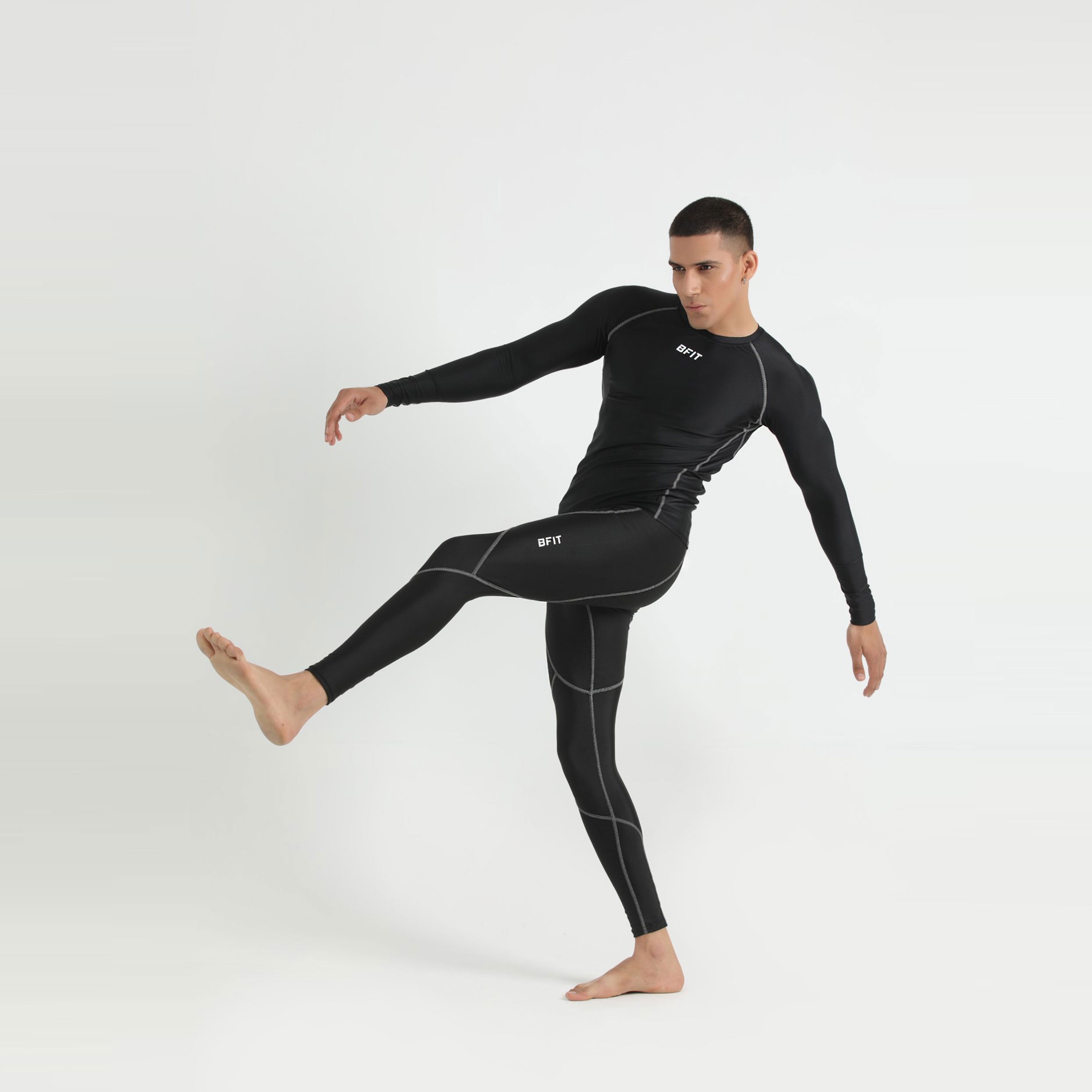 Men's Athletic Base Layer Cross Compression Set