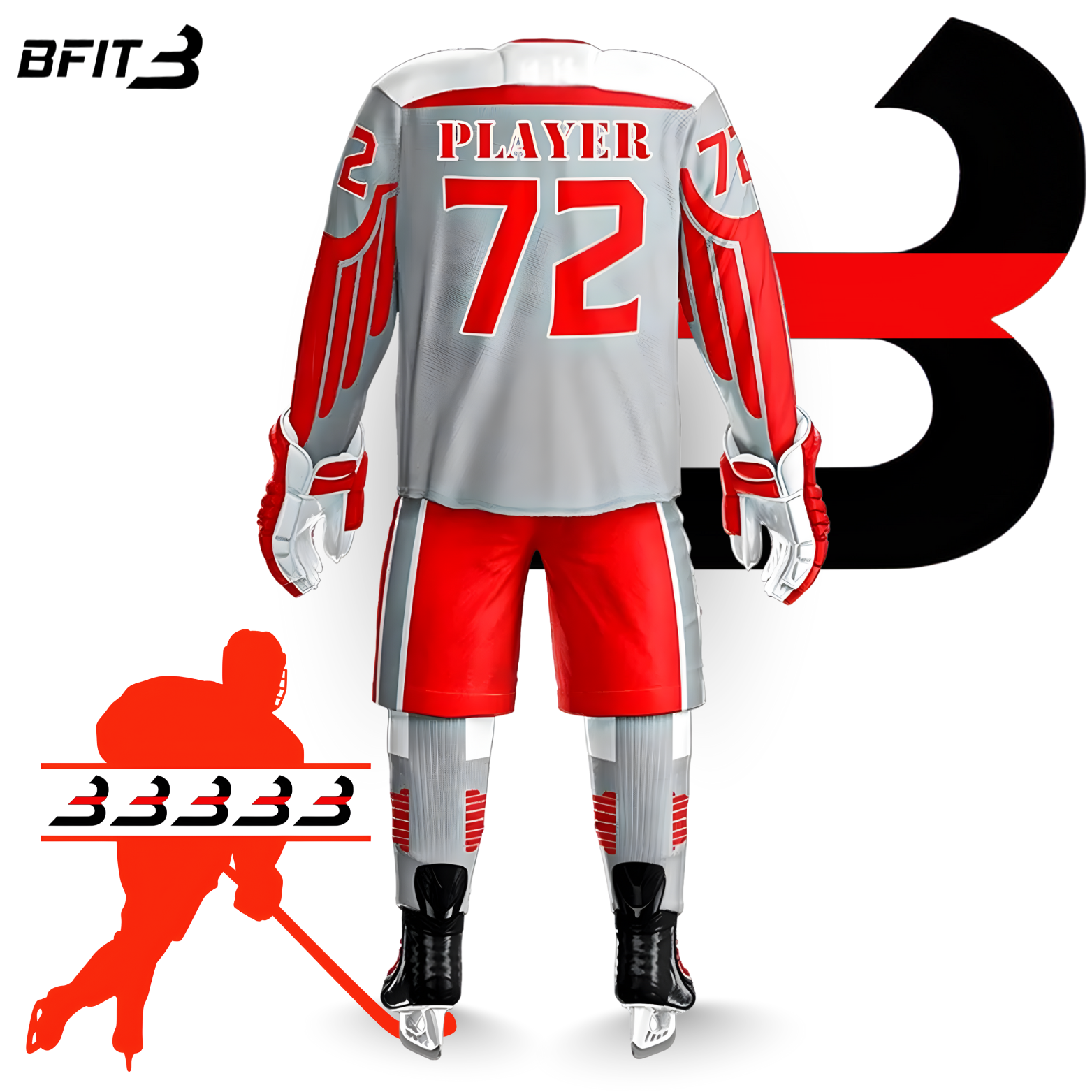 Athletic Ice Hockey Uniform