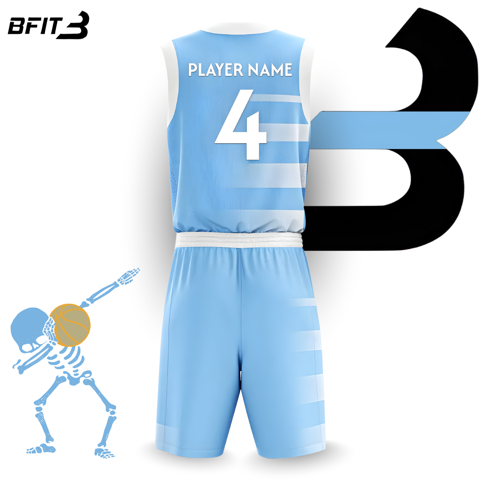 Elite Team Basketball Uniform Set