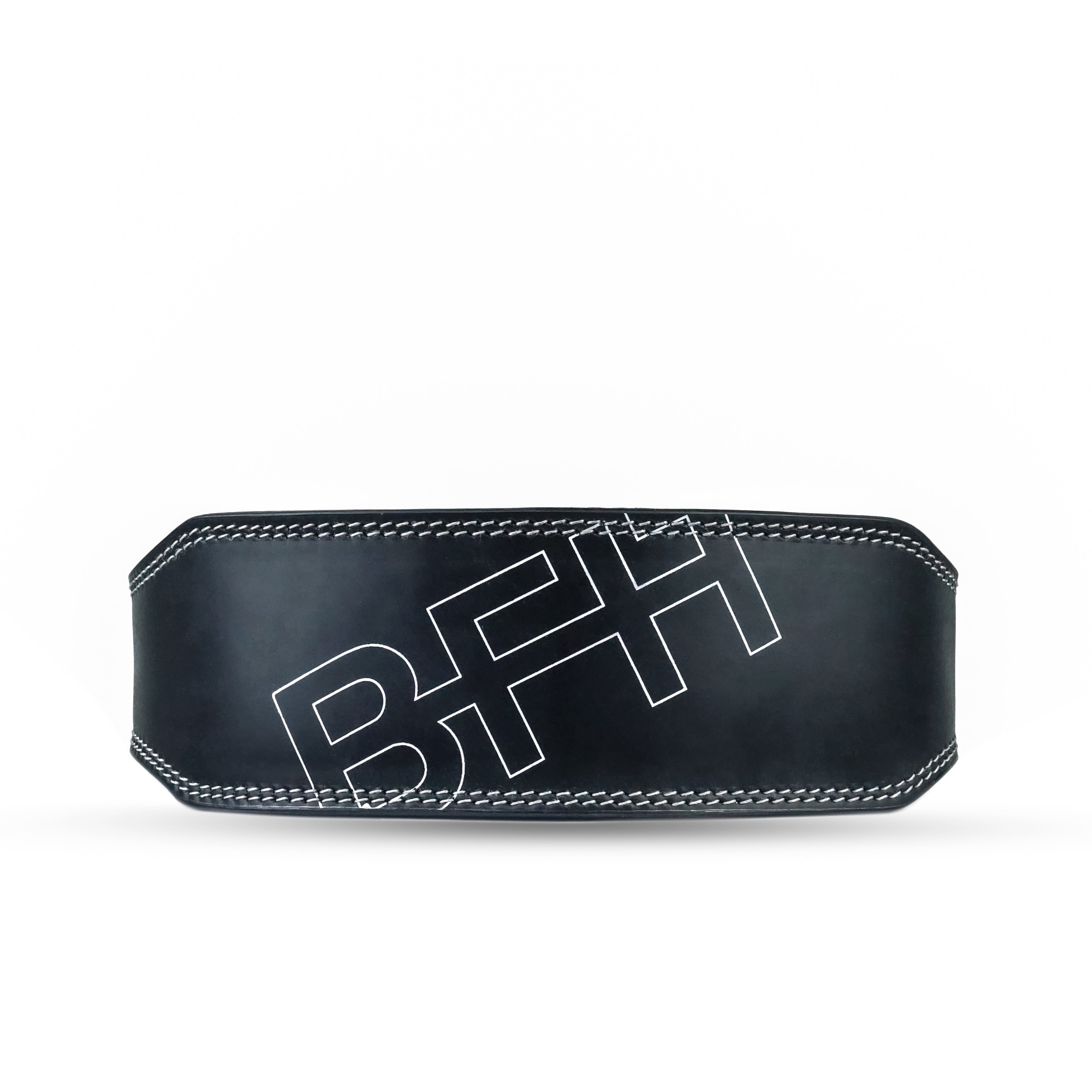 Performance Weightlifting Leather Belt - Black